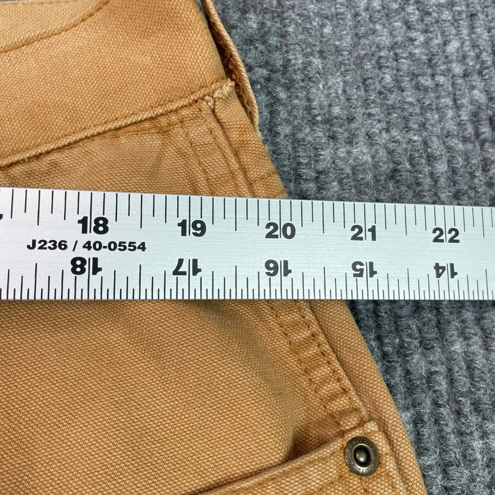 Big Smith Carpenter Shorts Mens 40 Brown Canvas Duck Utility Workwear Cotton